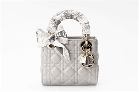 lady dior mini gray